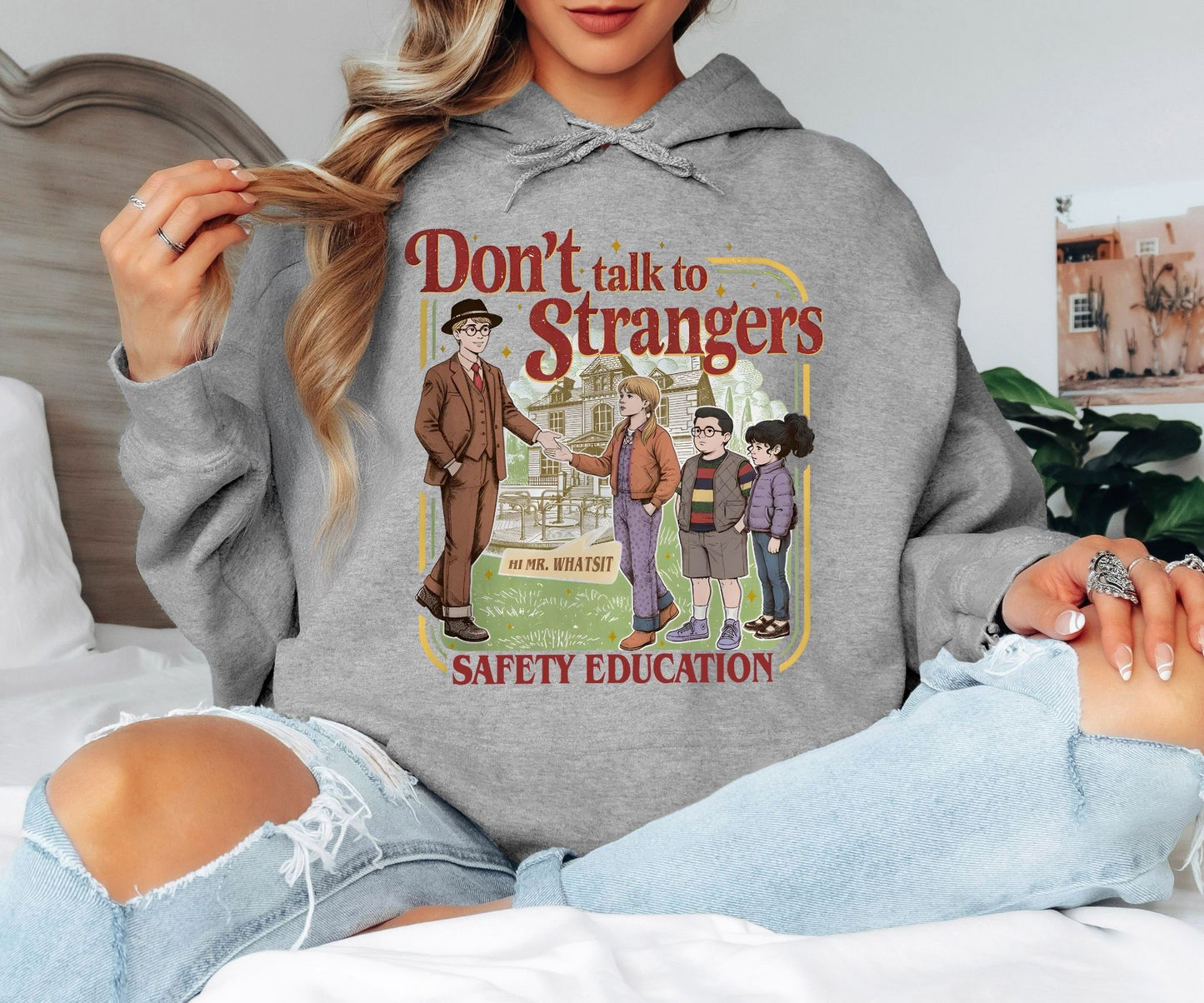 Don’t Talk to Strangers T-Shirt – Safety Education Awareness Design | Unisex