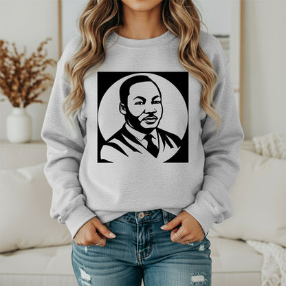 MLK Peaceful Resistance Sweatshirt – Justice Message