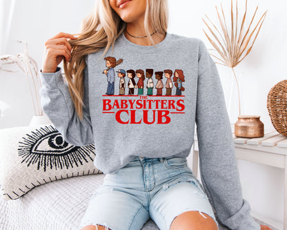 The Babysitters Club Graphic Sweatshirt – Retro Book Lover Unisex Pullover, Cozy Aesthetic Fan Sweatshirt