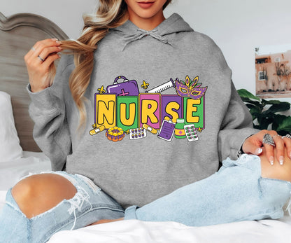 Mardi Gras Hoodie – Let the Good Times Roll Quote