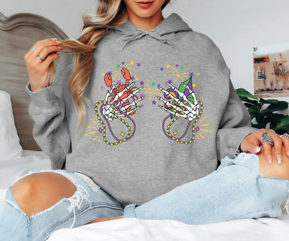 Mardi Gras Hoodie – New Orleans Inspired Design
