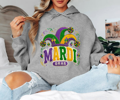 Mardi Gras Hoodie – Let the Good Times Roll Carnival