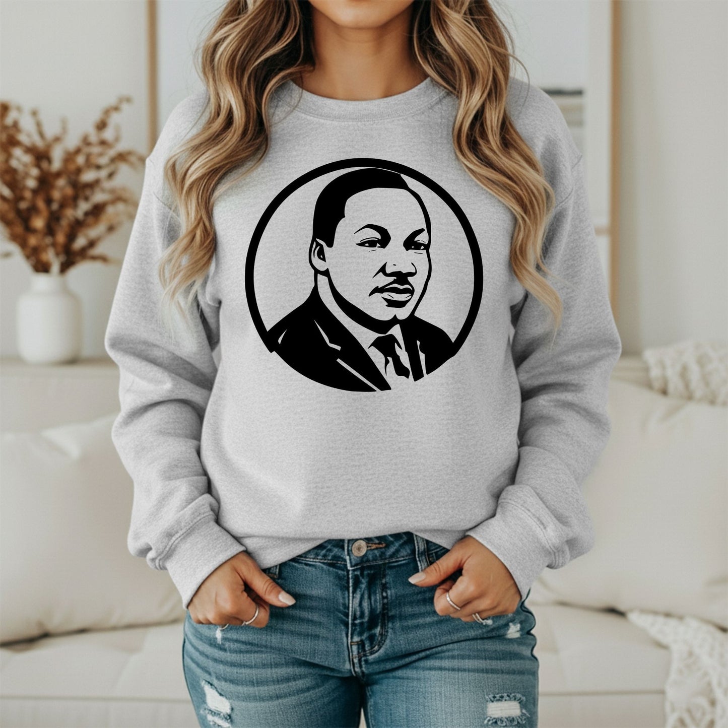 Martin Luther King Jr. Quote Sweatshirt – Human Rights Graphic