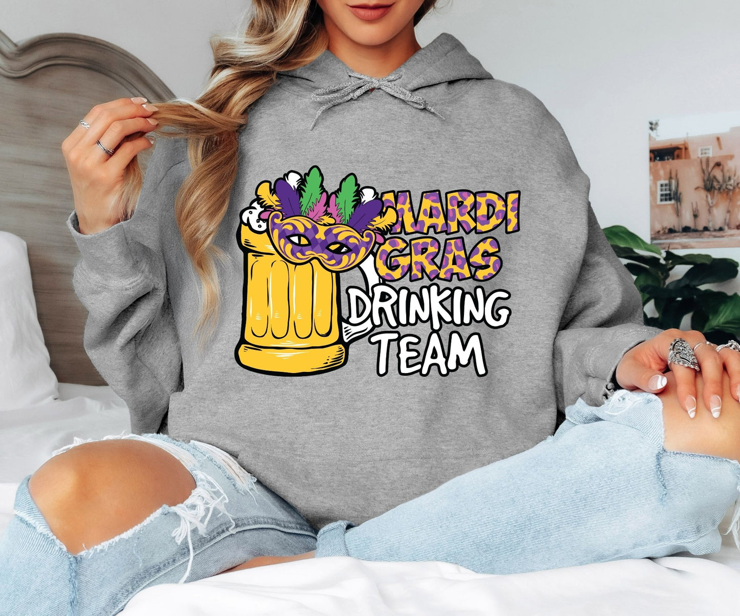 Mardi Gras Hoodie – Festival Season Street Style