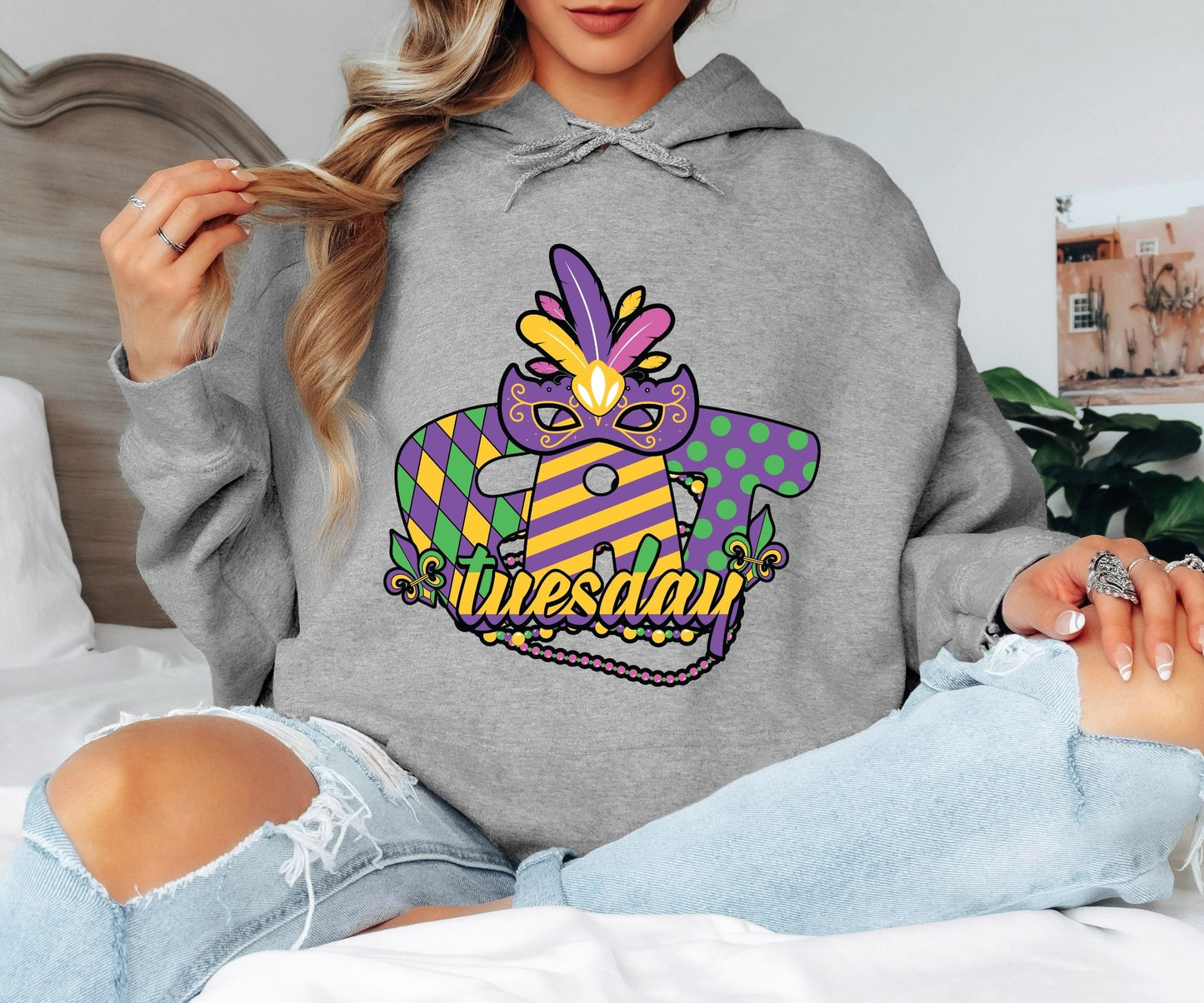 Mardi Gras Hoodie – Carnival Graphic Hoodie