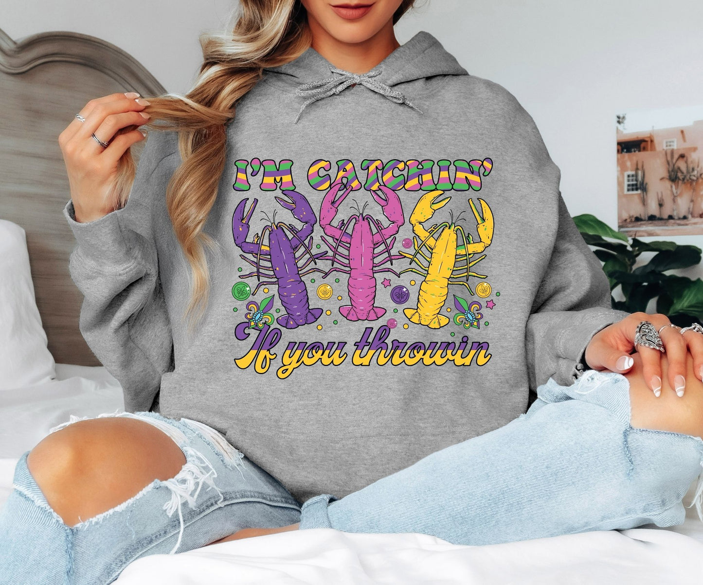 Mardi Gras Hoodie – Fat Tuesday Festival Look