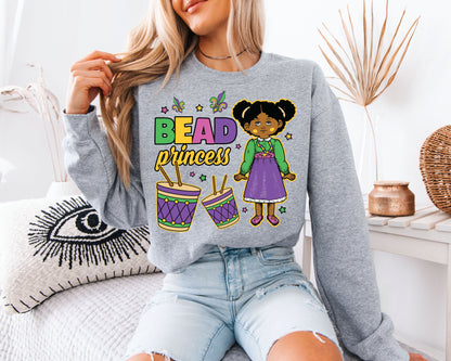 Mardi Gras Party Vibes Crewneck
