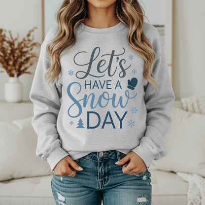 Snowy Days Sweatshirt – Winter Season Cozy Graphic