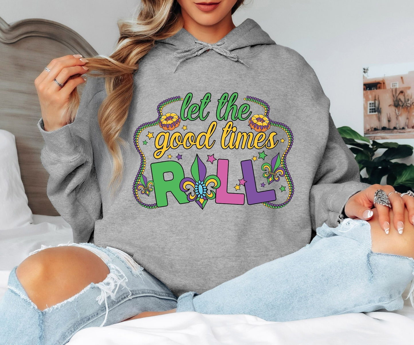 Mardi Gras Hoodie – Bold Carnival Statement