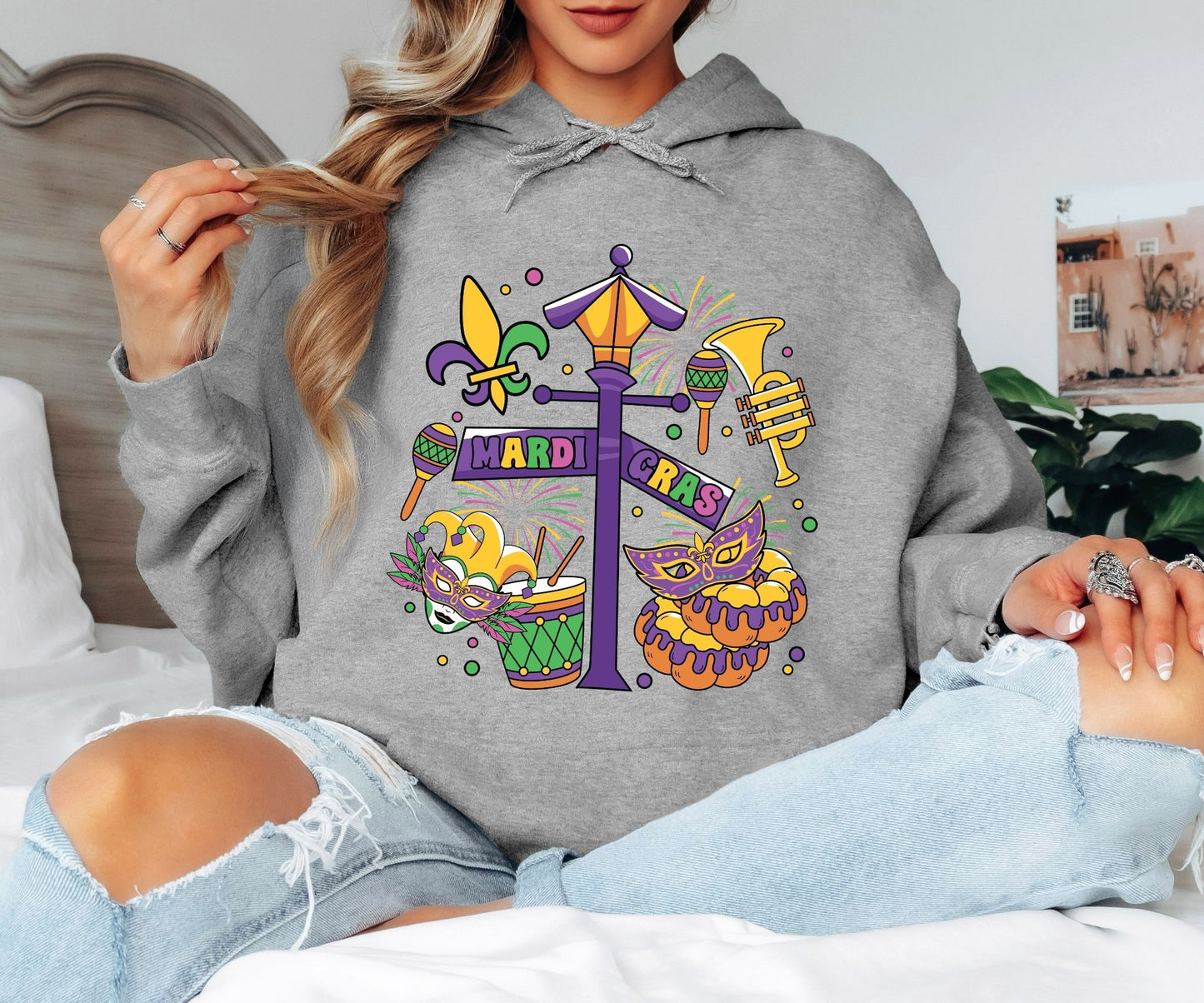 Mardi Gras Hoodie – Carnival Outfit Essential