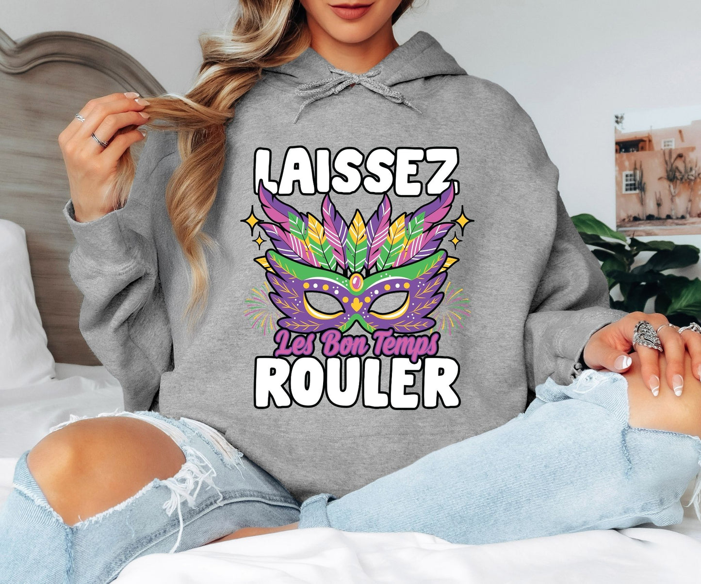 Mardi Gras Celebration Hoodie – Unisex Pullover