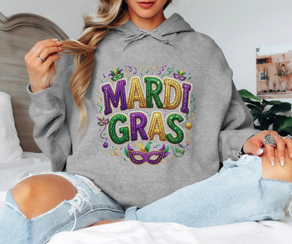 Mardi Gras Hoodie – Fun Fat Tuesday Hoodie