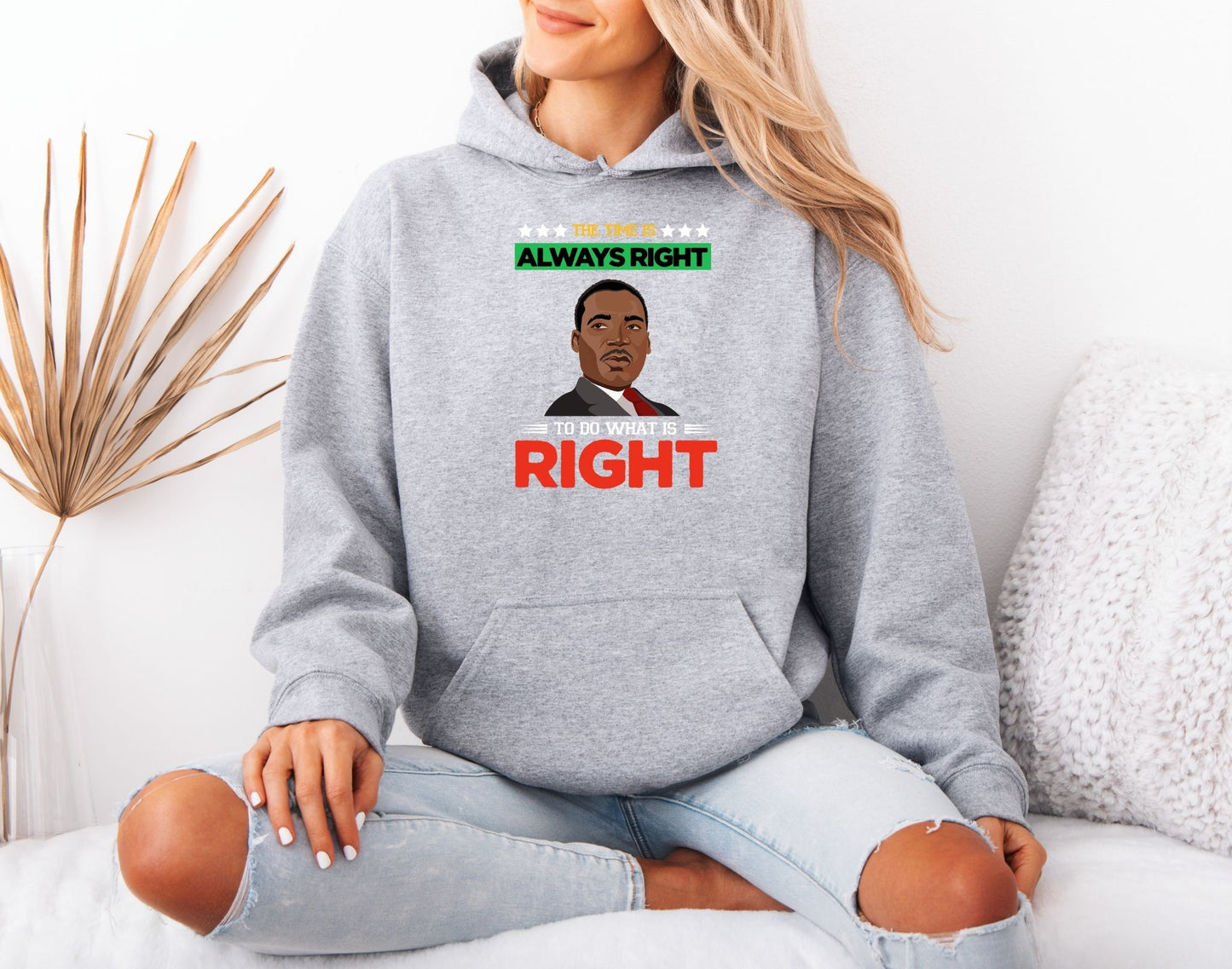 Martin Luther King Jr. Legacy Hoodie – Peace and Unity Design