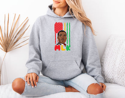 MLK Inspirational Message Hoodie – Equality and Hope Theme