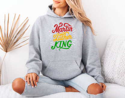 Martin Luther King Jr. Historic Leader Hoodie – Equality Message