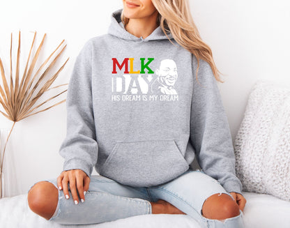 MLK Hope and Peace Hoodie – Inspirational Graphic Hoodie