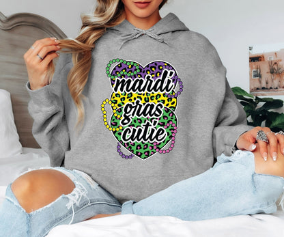 Mardi Gras Hoodie – Classic Carnival Colors Design