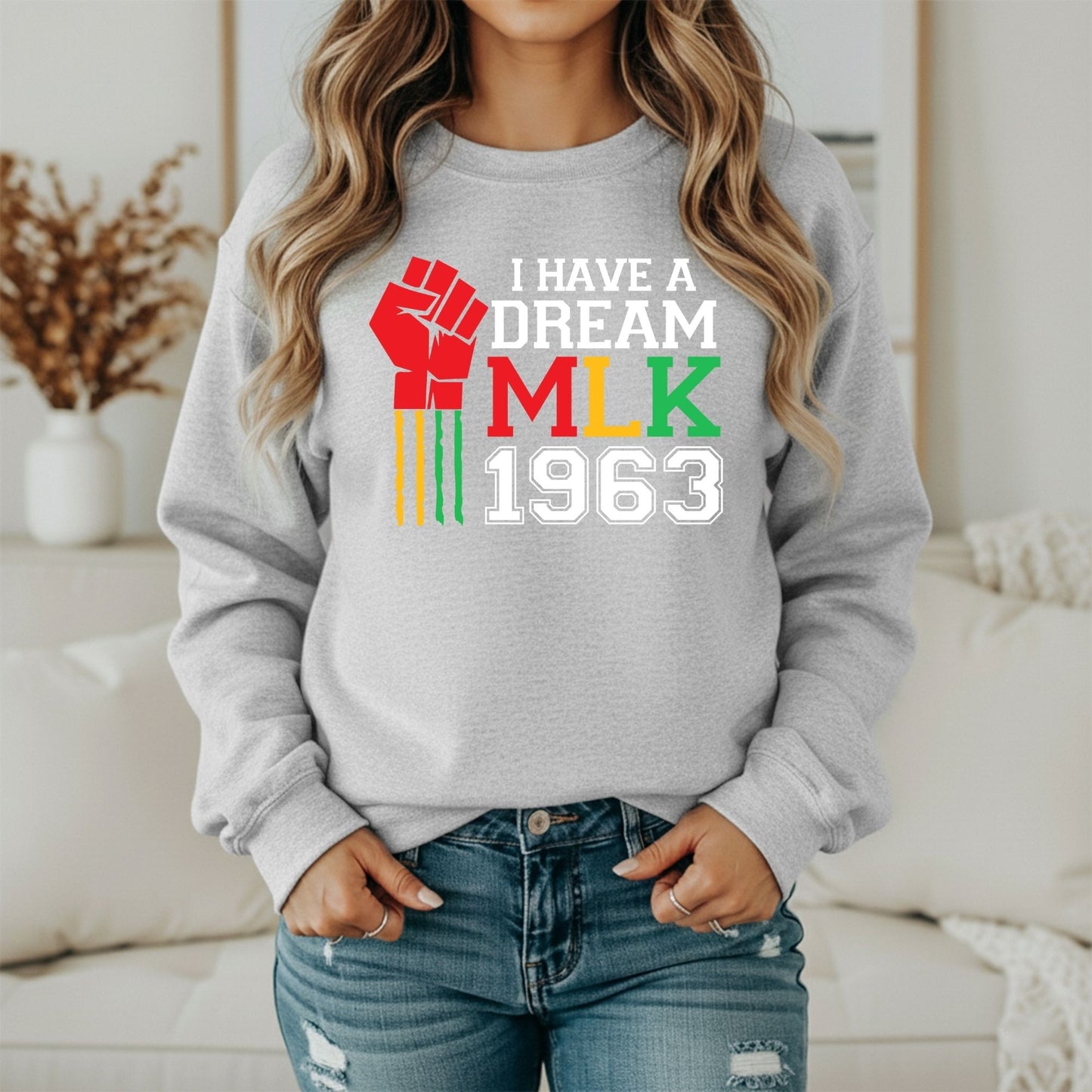MLK Human Freedom Sweatshirt – Social Justice Message