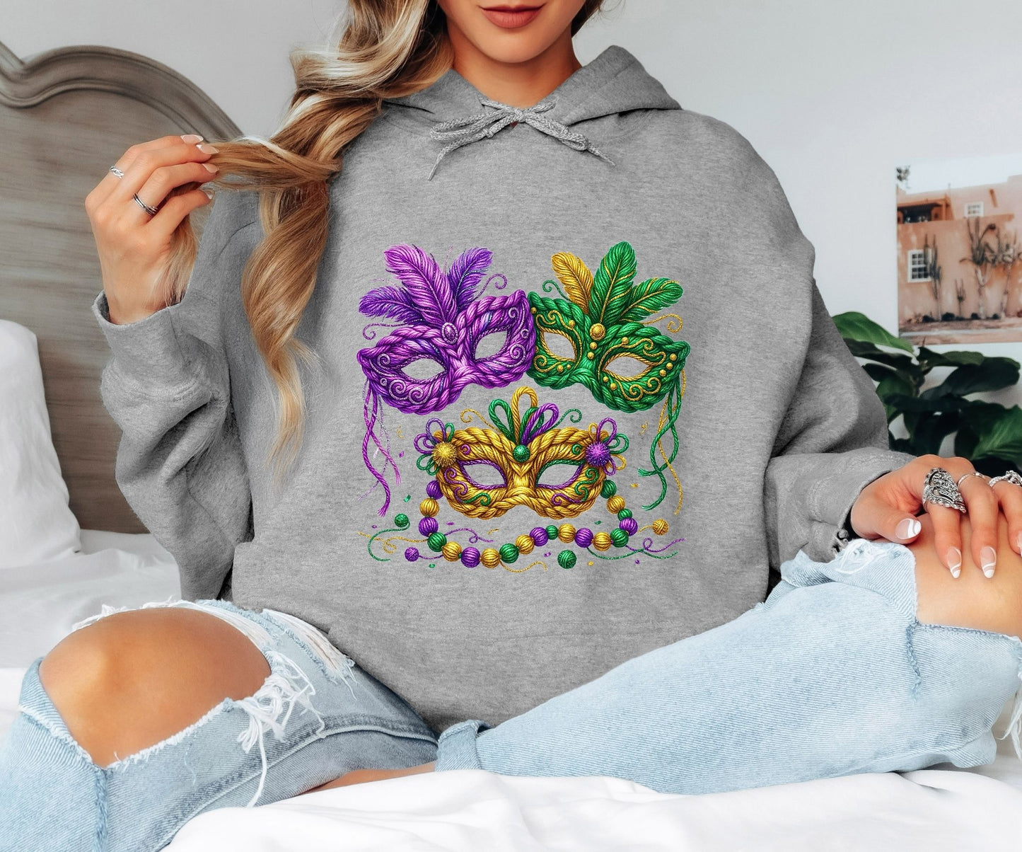 Mardi Gras Hoodie – Festival Style Pullover