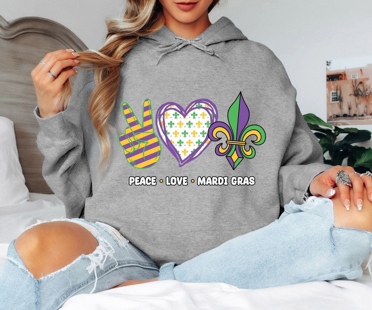 Mardi Gras Hoodie – Fat Tuesday Party Outfit