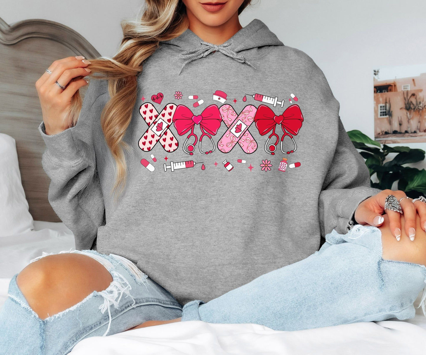 Valentine Hoodie – Love All Day Long
