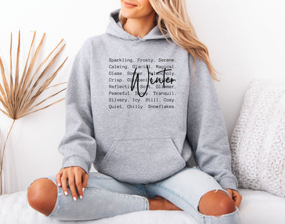 Winter Cozy Graphic Hoodie – Minimal Cold Weather Style