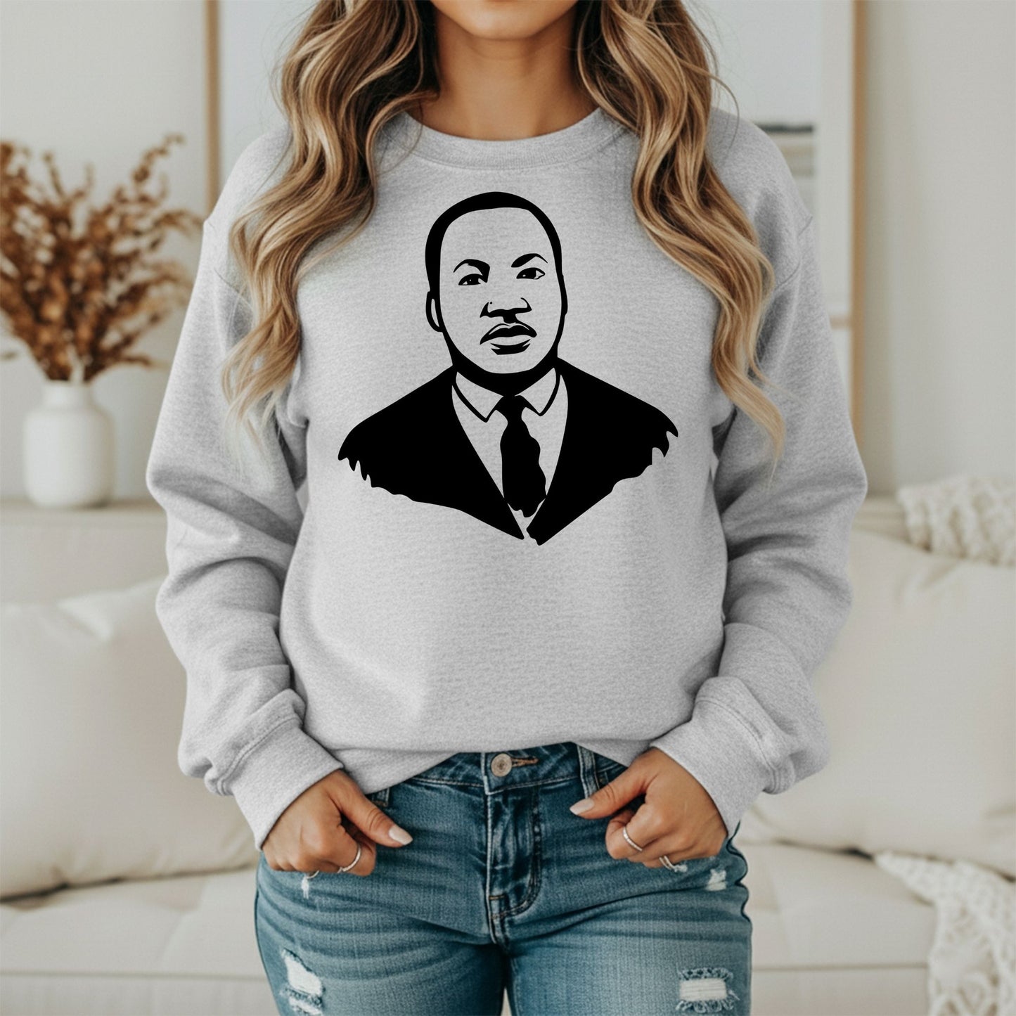 Martin Luther King Jr. Unity & Freedom Sweatshirt – Inspirational Graphic