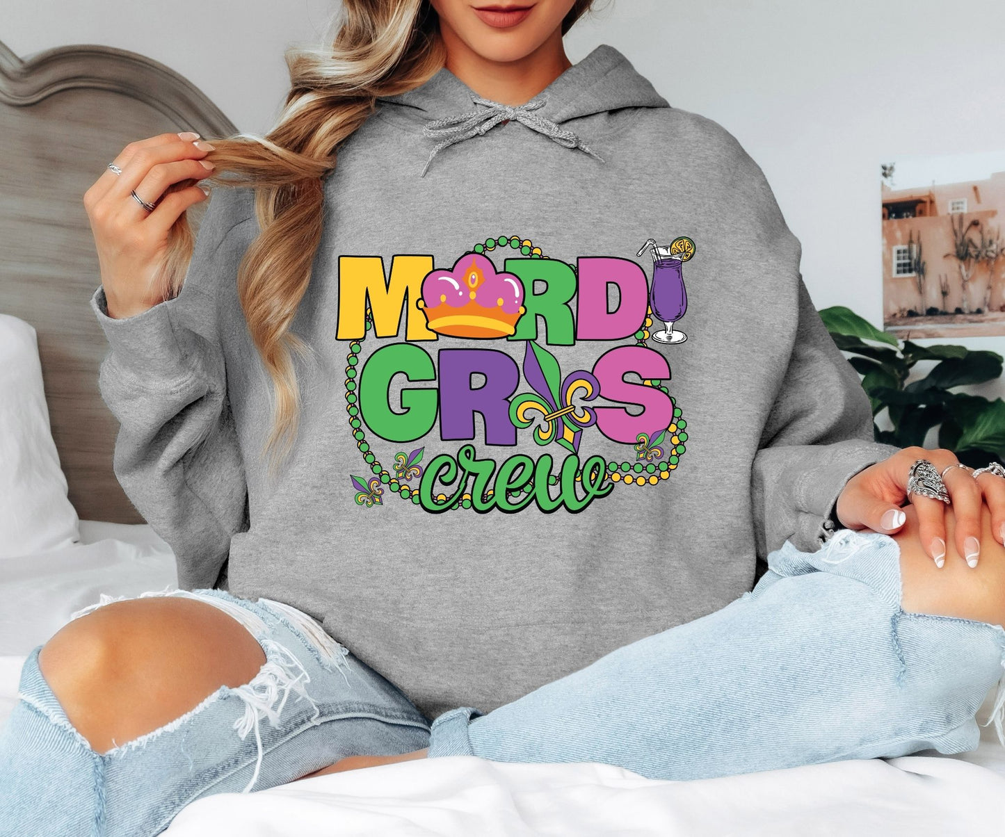 Mardi Gras Hoodie – Fun & Festive Carnival Look