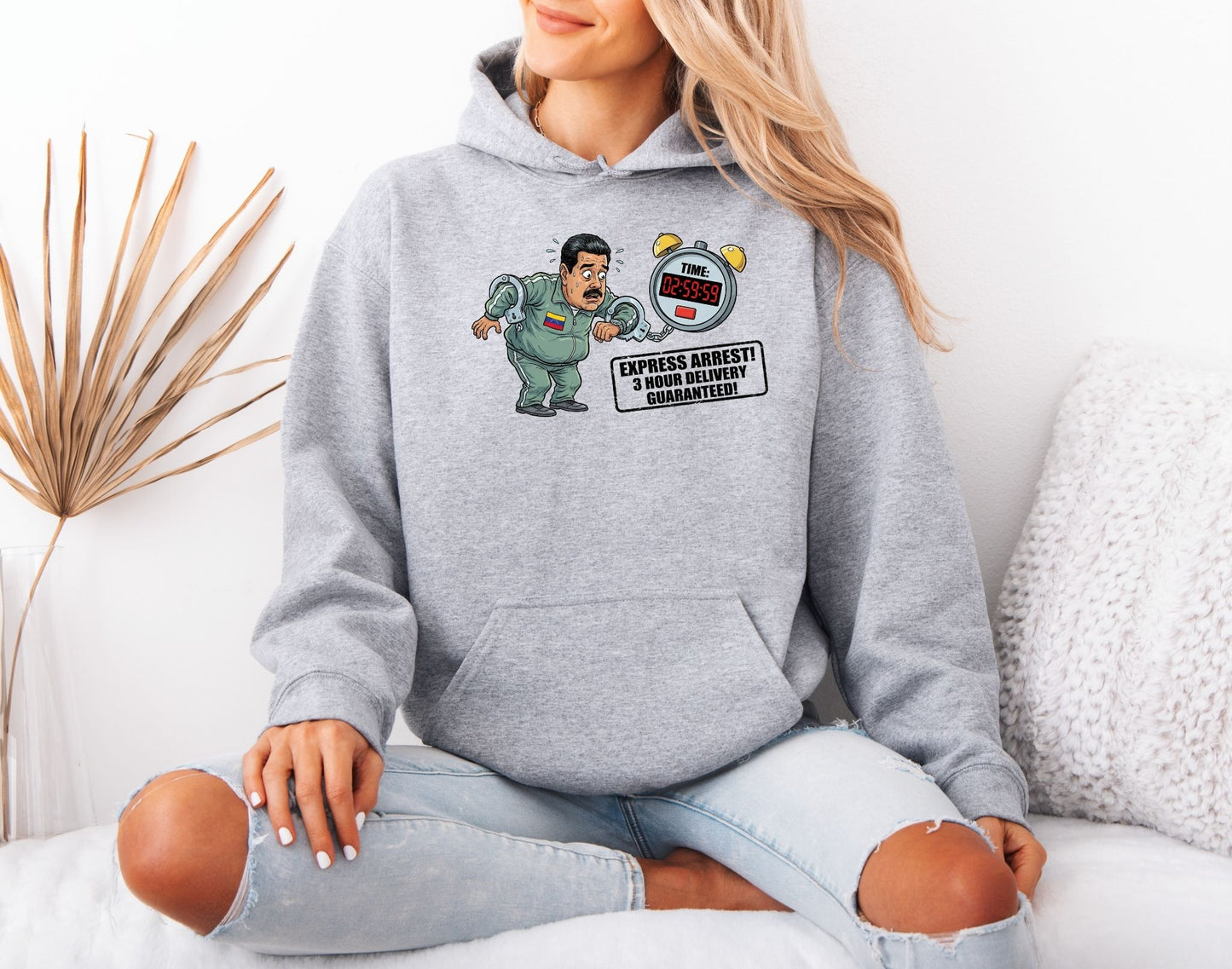Justice for Venezuela Hoodie – Maduro Arrest Statement Apparel