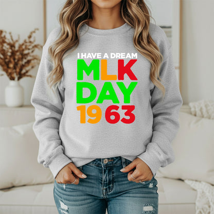 MLK Peace & Equality Sweatshirt – Civil Rights Graphic