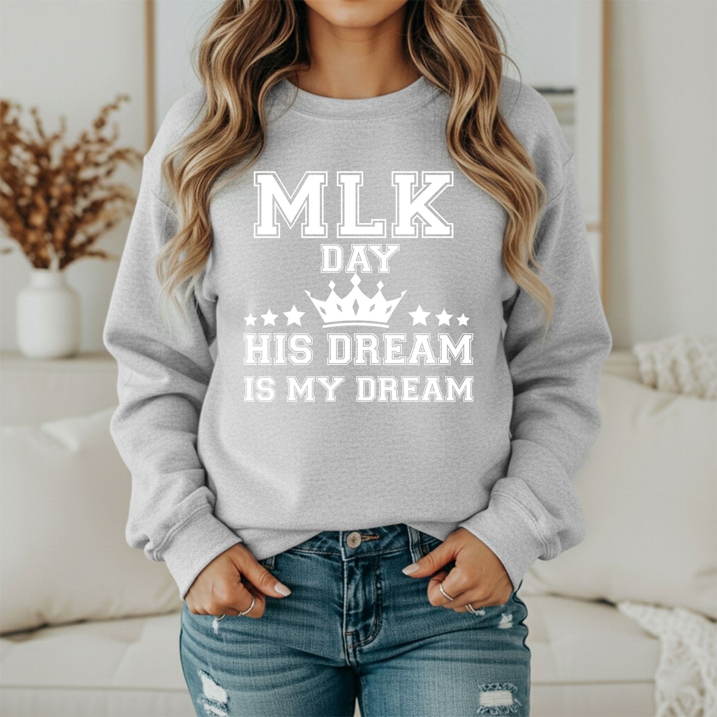 MLK Inspirational Equality Sweatshirt – Justice Statement