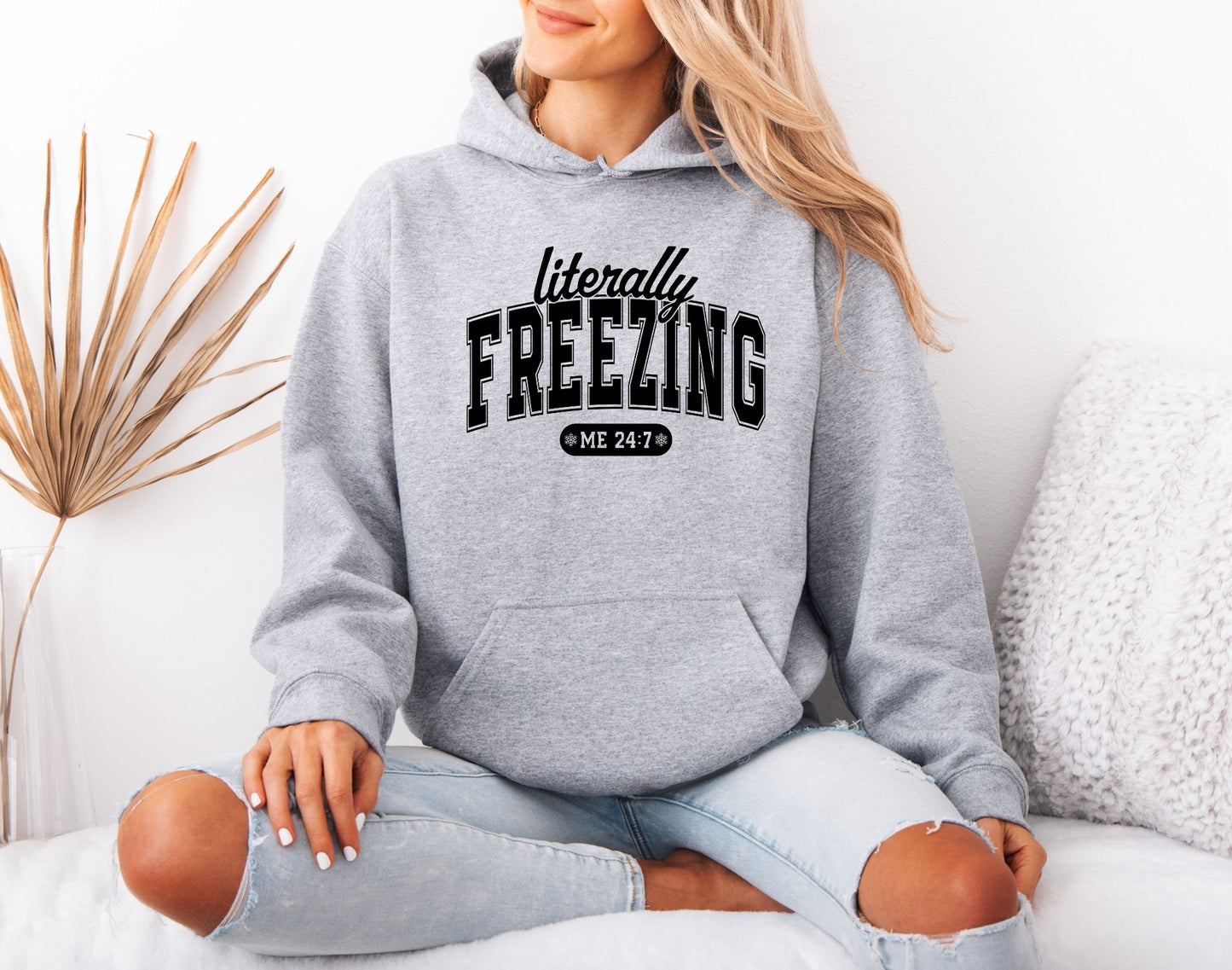 Winter Snow Vibes Hoodie – Cold Season Inspired Style