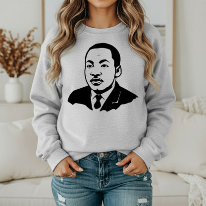 MLK Inspirational Quote Sweatshirt – Civil Rights Legacy