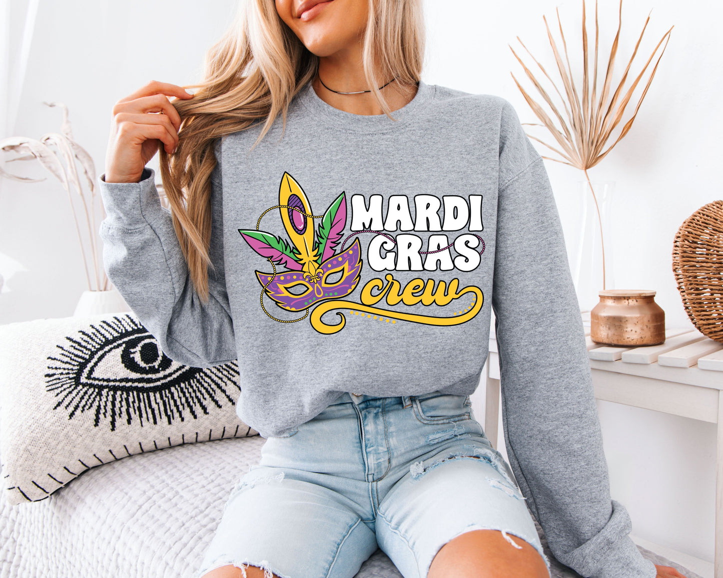 Carnival Spirit Mardi Gras Sweatshirt