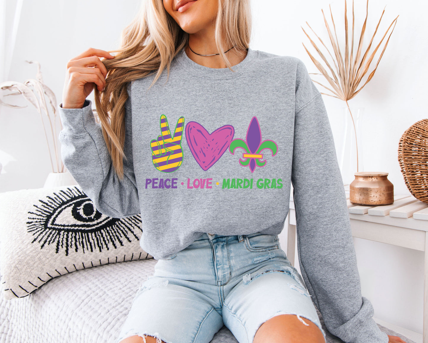 Parade Day Mardi Gras Sweatshirt