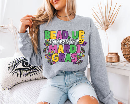Mardi Gras Celebration Ready Sweatshirt