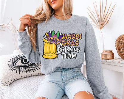 Mardi Gras Inspired Festival Crewneck