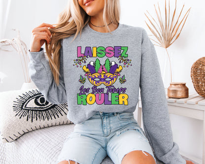 Mardi Gras Fun All Day Sweatshirt