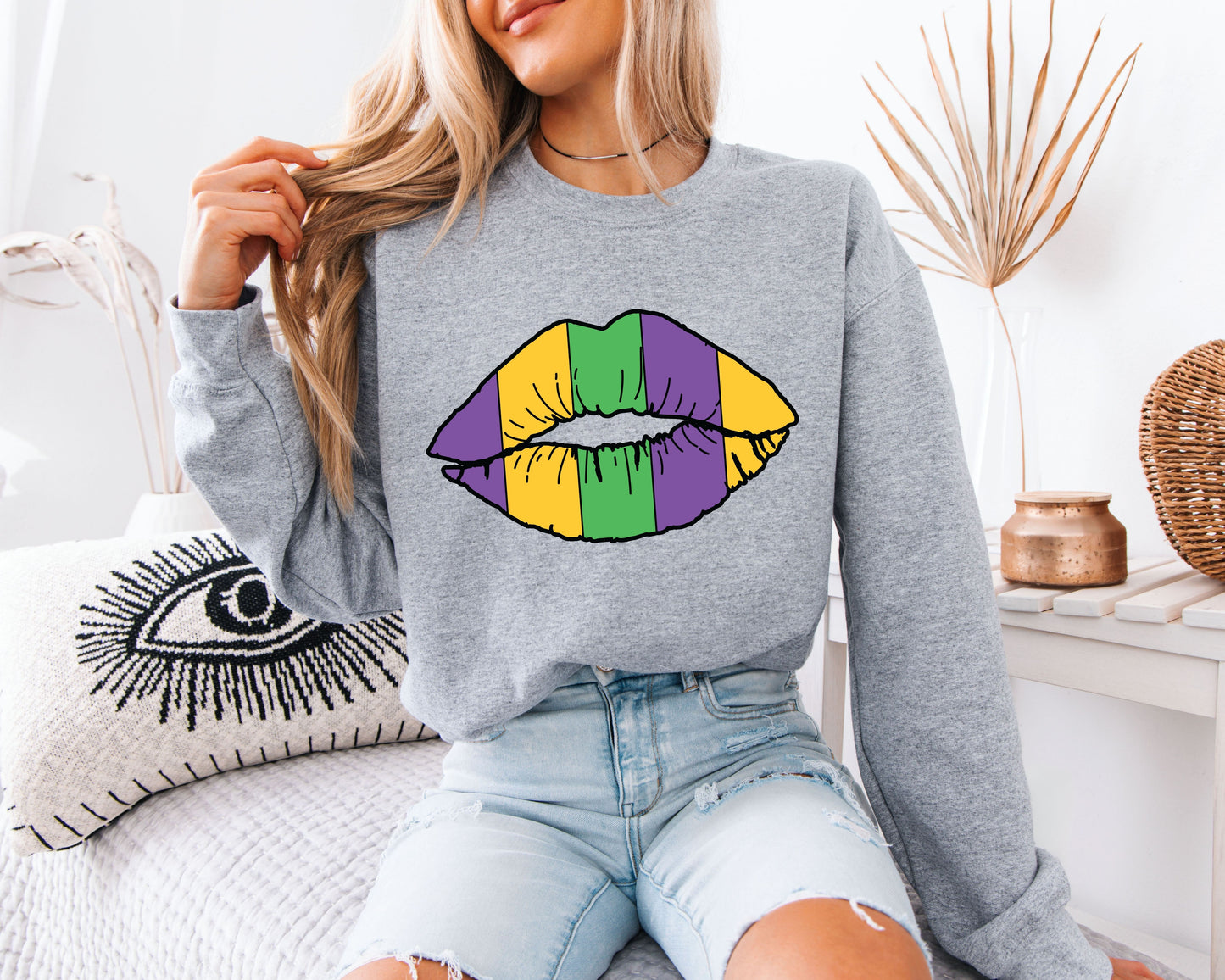 Let the Good Times Roll Mardi Gras Sweatshirt