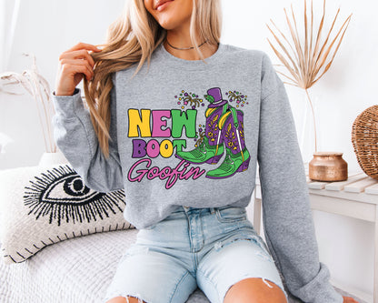 Vibrant Carnival Mardi Gras Sweatshirt