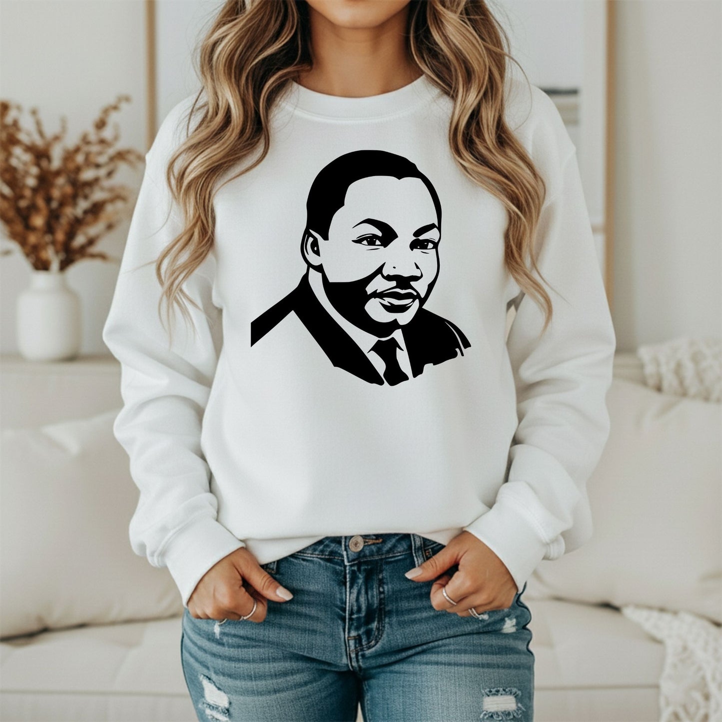 MLK Peace & Justice Sweatshirt – Timeless Equality Design