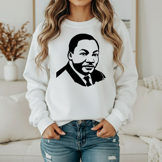 MLK Peace & Justice Sweatshirt – Timeless Equality Design