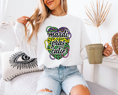 Cozy Fat Tuesday Mardi Gras Sweatshirt