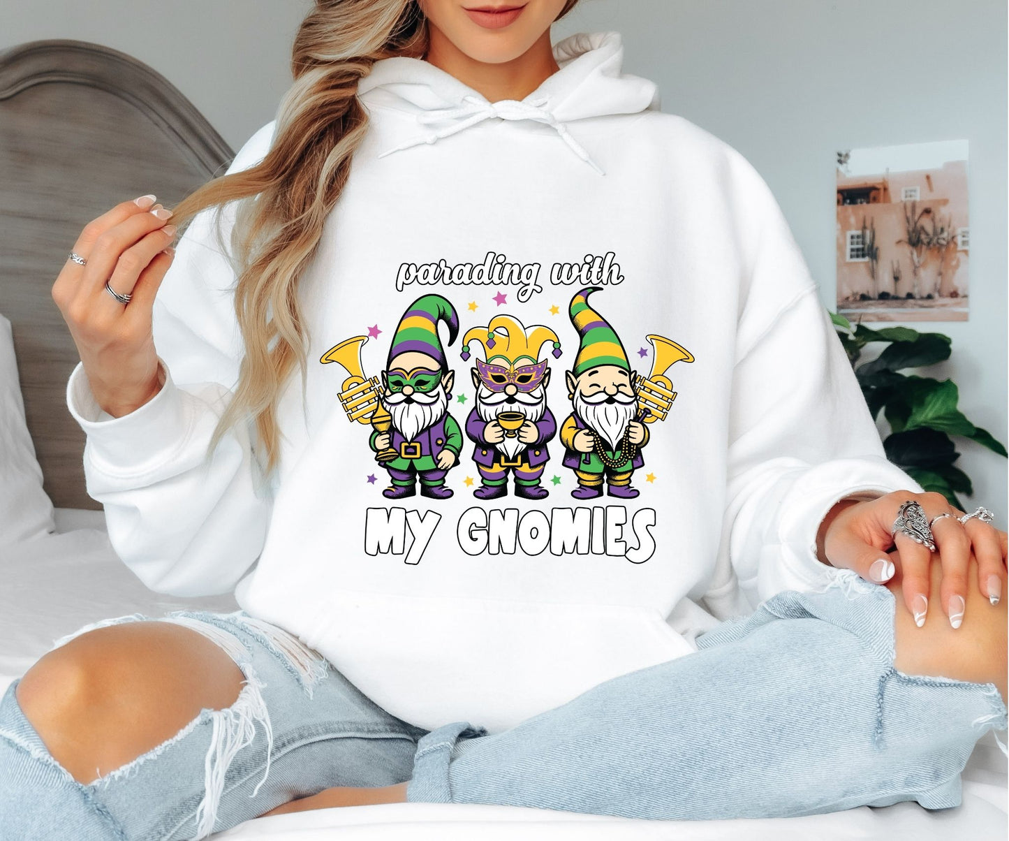 Mardi Gras Graphic Hoodie – Festival Streetwear