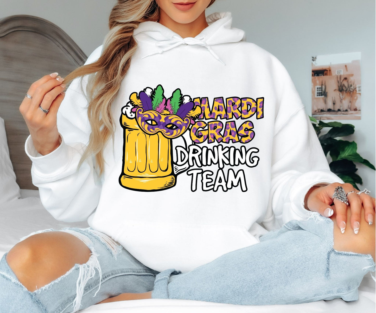 Mardi Gras Hoodie – Festival Season Street Style