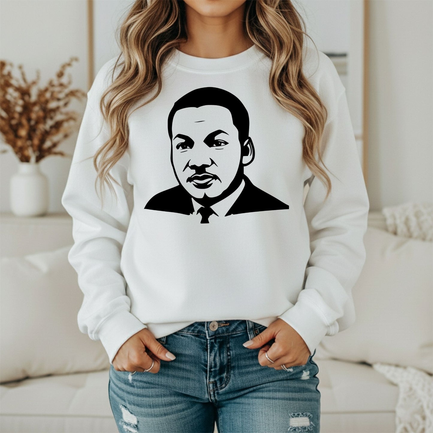 MLK Stand for Justice Sweatshirt – Freedom Graphic Unisex