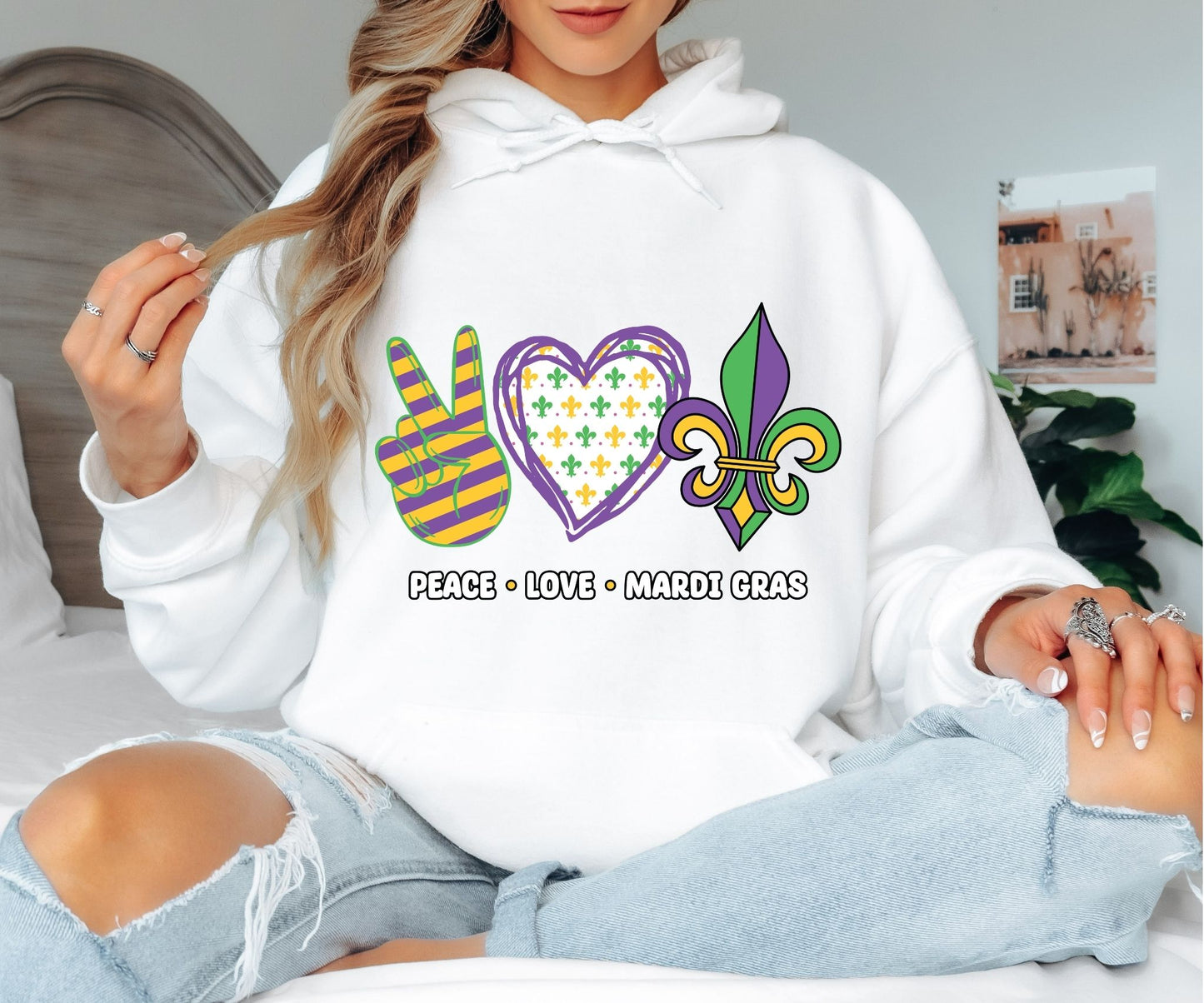Mardi Gras Hoodie – Fat Tuesday Party Outfit