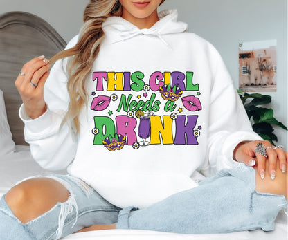 Mardi Gras Hoodie – Carnival Queen Style