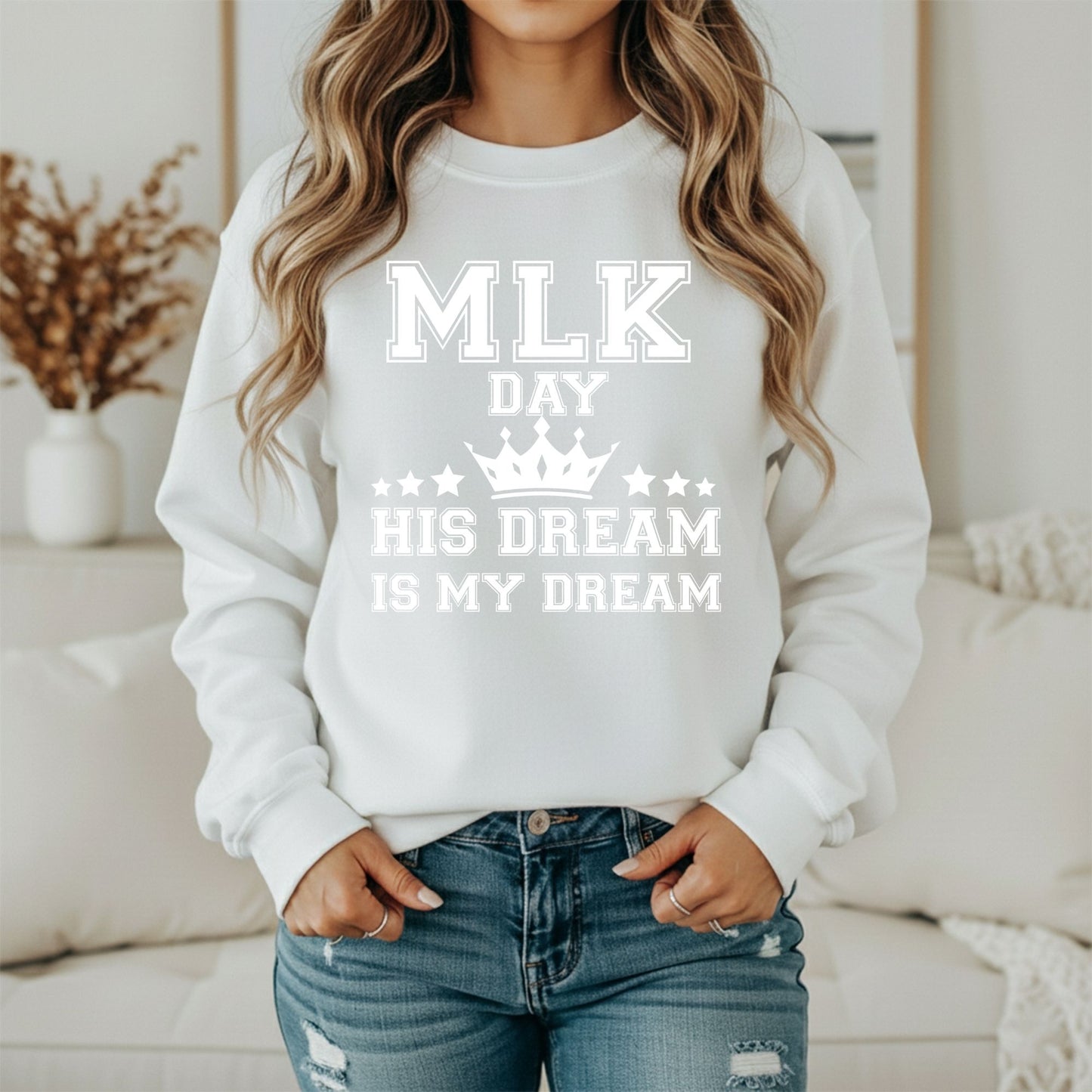 MLK Inspirational Equality Sweatshirt – Justice Statement