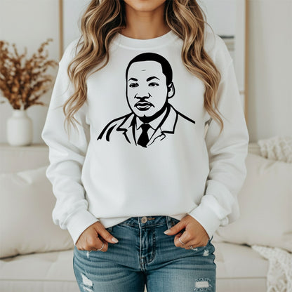 MLK Equality Quote Sweatshirt – Freedom & Justice Graphic Unisex